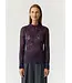 YASLACEY LS LACE TOP S. NOOS Plum Perfect by Y.A.S.