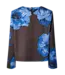 YASARLENE LS TOP S. - SHOW Chocolate Brown ARLENE AOP by Y.A.S.