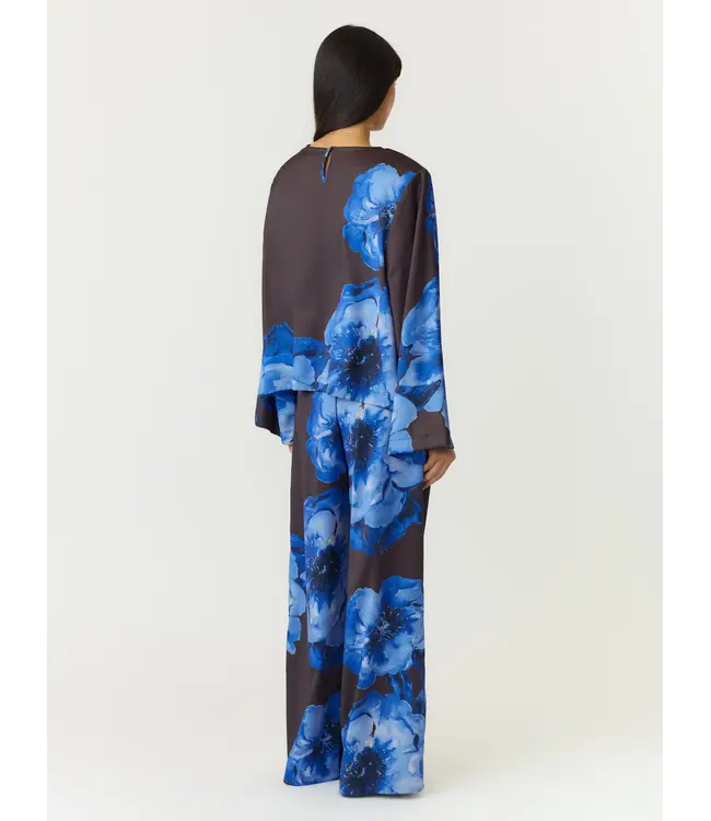 YASARLENE LS TOP S. - SHOW Chocolate Brown ARLENE AOP by Y.A.S.