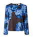 YASARLENE LS TOP S. - SHOW Chocolate Brown ARLENE AOP by Y.A.S.
