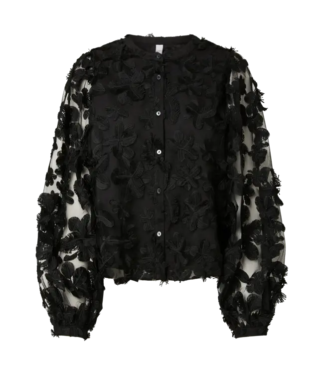 YASKARLY LS SHIRT NOOS Black by Y.A.S.