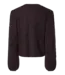 YASBONSO LS KNIT CARDIGAN S. Plum Perfect New black bows by Y.A.S.