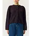 YASBONSO LS KNIT CARDIGAN S. Plum Perfect New black bows by Y.A.S.