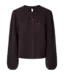 YASBONSO LS KNIT CARDIGAN S. Plum Perfect New black bows by Y.A.S.