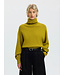 SLWELLIE LS KNIT ROLL NECK Avocado Oil by Selected women