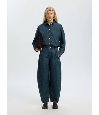 Selected Women SLWBELLA BATSLEEVE DENIM SHIRT Medium Blue Denim by Selected women