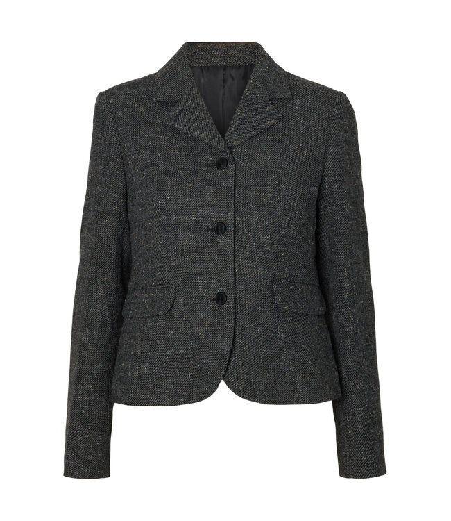SLWFITTED CLEA SHORT BLAZER Black MULTI STRUCTURE by Selected women