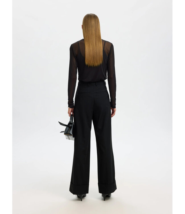 SLWOLGA LS TOP EX Black by Selected women