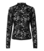 YASLACEY LS LACE TOP S. NOOS Black by Y.A.S.