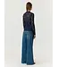 YASLACEY LS LACE TOP S. NOOS Navy Blazer by Y.A.S.