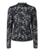 YASLACEY LS LACE TOP S. NOOS Navy Blazer by Y.A.S.