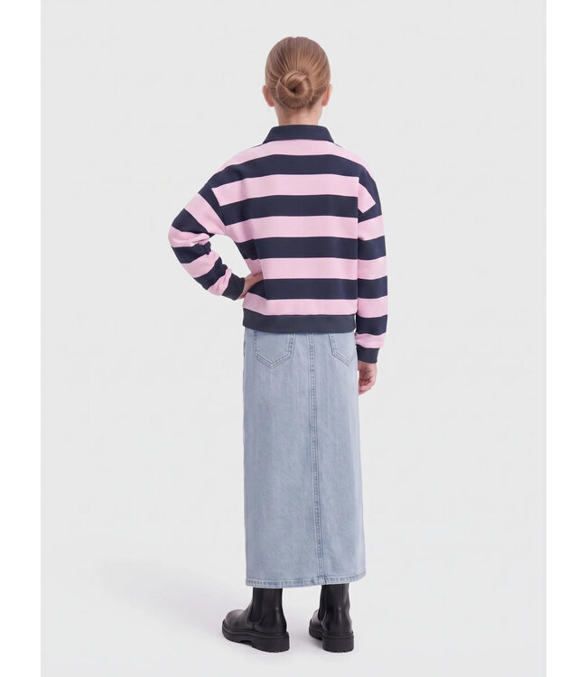 KOGSWEAT LS POLO SWT GRL Night Sky Pink Lady by Kids Only