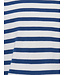 KMGLIDA LS RLX STRIPE TOP BF JRS Cloud Dancer Navy Peony/EMB Heart Rumba Red by Kids Only