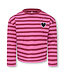 KMGLIDA LS RLX STRIPE TOP BF JRS Fiji Flower Rumba Red/EMB Heart Navy by Kids Only