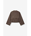 ladies woven washed bomber trenchcoat JOLANDA  by Refined Department
