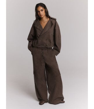 Refined department ladies woven washed bomber trenchcoat JOLANDA  by Refined Department