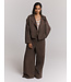 ladies woven washed bomber trenchcoat JOLANDA  by Refined Department