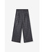 ladies woven wide leg check pants ZOEI  by Refined Department