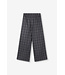 ladies woven wide leg check pants ZOEI  by Refined Department