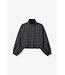 ladies woven oversized check jacket SKYE  by Refined Department