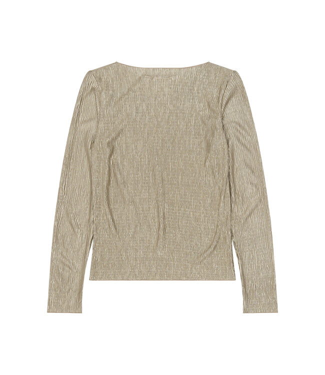 TNYeva L_S Glitter Top Taupe Gray TN by The New