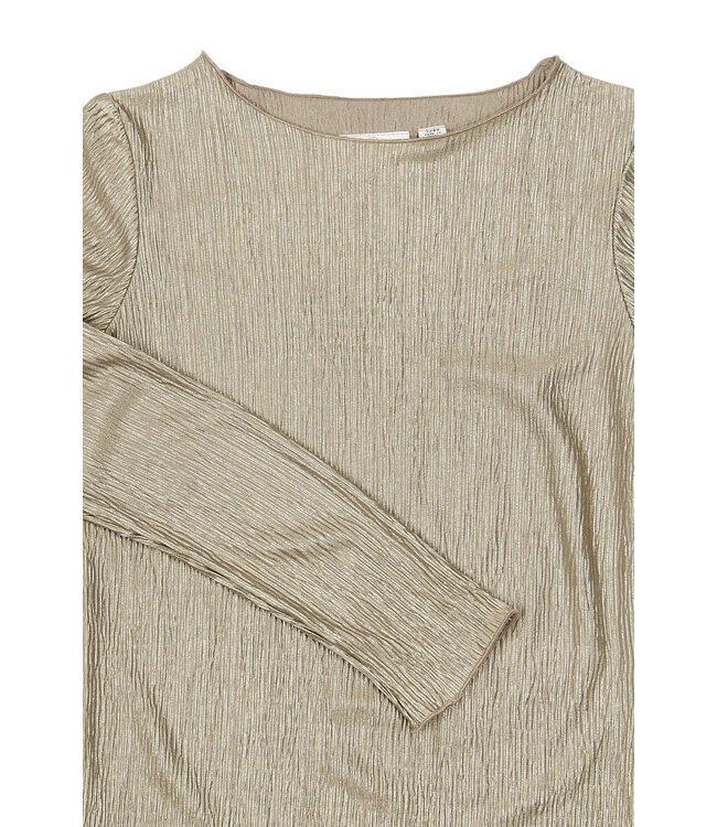 TNYeva L_S Glitter Top Taupe Gray TN by The New