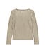 The New TNYeva L_S Glitter Top Taupe Gray TN by The New