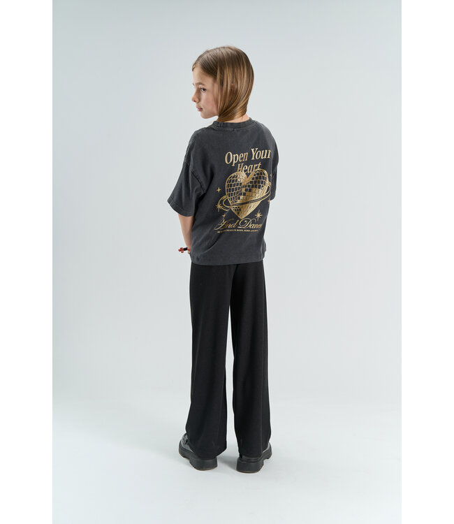 TNYvette Wide Glitter Pants Black Beauty by The New