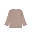 TNSTYania L_S Rib Tee Taupe Gray TN by The New