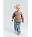 TNSTYania L_S Rib Tee Taupe Gray TN by The New