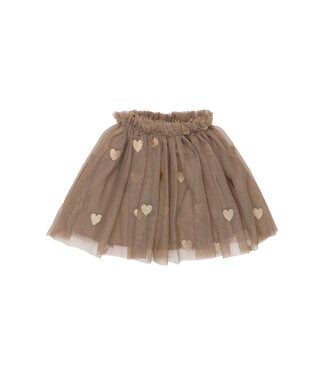 The New TNSTYna Mesh Skirt Taupe Gray EMB TN by The New