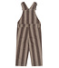 TNSTYlas Dungarees Taupe Gray Striped TN by The New