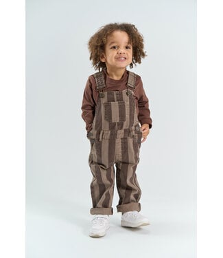 The New TNSTYlas Dungarees Taupe Gray Striped TN by The New