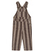 TNSTYlas Dungarees Taupe Gray Striped TN by The New