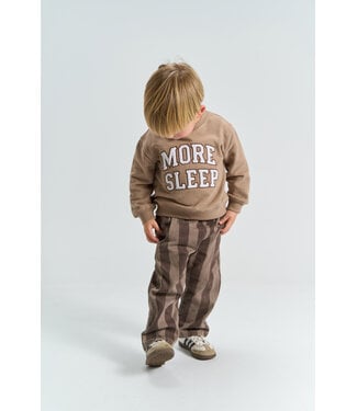 The New TNSTYlas Baggy Pants Taupe Gray Striped TN by The New