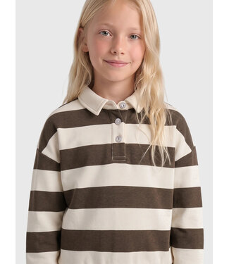 Kids Only KOGSWEAT LS POLO SWT GRL Bracken Tofu by Kids Only