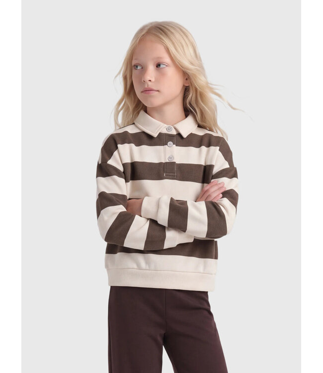 KOGSWEAT LS POLO SWT GRL Bracken Tofu by Kids Only