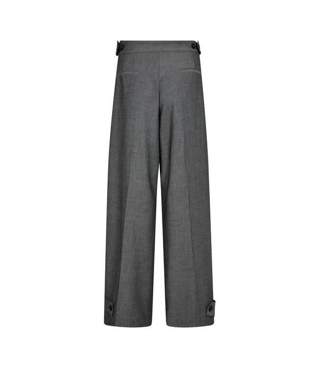 JackyCC Pleat Pant Mid Grey by Co' couture