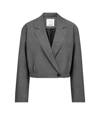 Co' couture JackyCC Crop Blazer Mid Grey by Co' couture