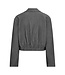 JackyCC Crop Blazer Mid Grey by Co' couture