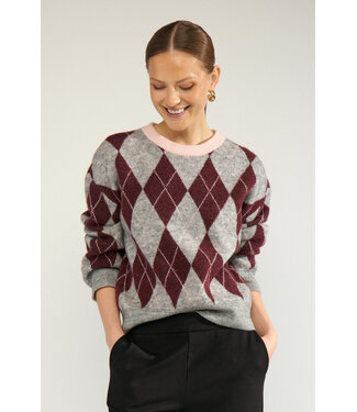 Nümph NUTIKLA PULLOVER Medium Grey mel by Nümph