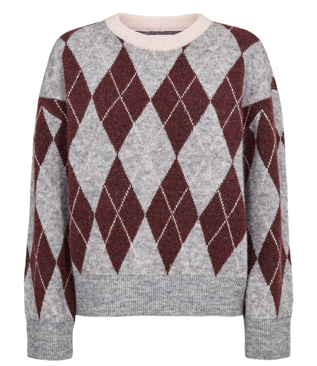 NUTIKLA PULLOVER Medium Grey mel by Nümph