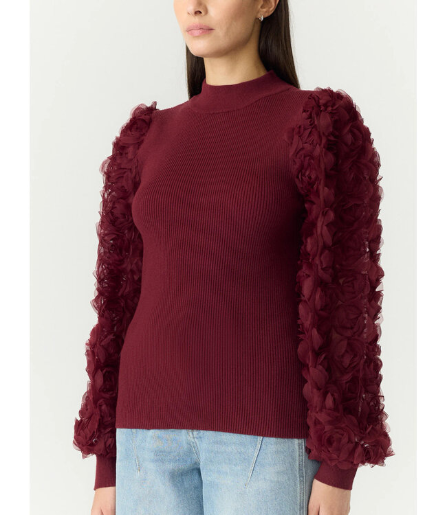 YASRUNELLA LS HIGH NECK KNIT PULLOVER Fig By Y.A.S.