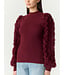 YASRUNELLA LS HIGH NECK KNIT PULLOVER Fig By Y.A.S.