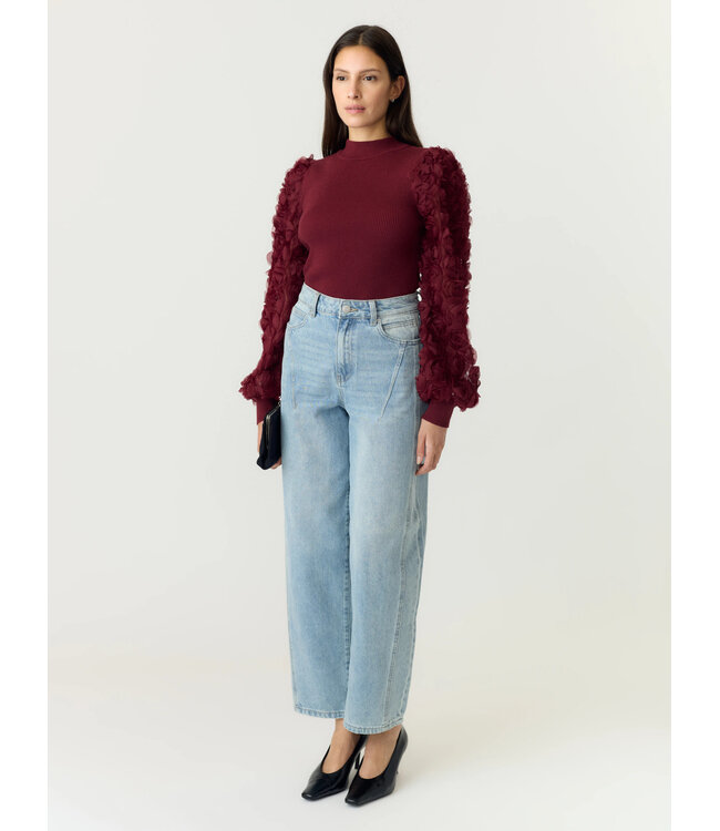 YASRUNELLA LS HIGH NECK KNIT PULLOVER Fig By Y.A.S.