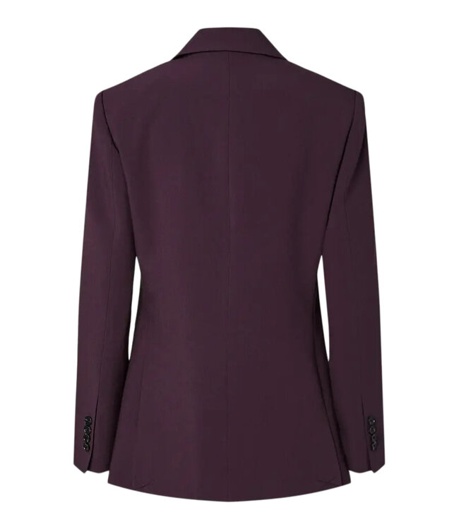YASBETHY LS WRAP BLAZER S. Plum Perfect by Y.A.S.