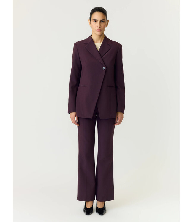 YASBETHY LS WRAP BLAZER S. Plum Perfect by Y.A.S.