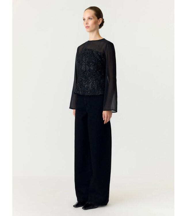 YASMAURELLE LS TOP S. - SHOW Black by Y.A.S.