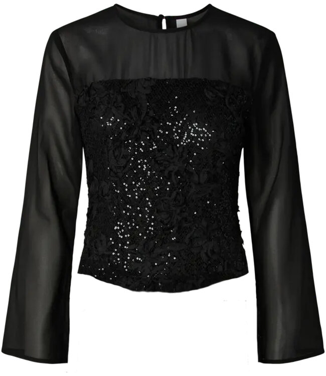 YASMAURELLE LS TOP S. - SHOW Black by Y.A.S.