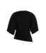 HDYURI SS DRAPED TOP Black by HPDP
